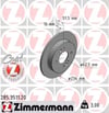 Hyundai i10 Arka Fren Diski Dolu Tip ZIMMERMANN