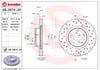 Subaru Impreza BRZ Forester Ön Fren Diski Hava Kanallı Delikli BREMBO