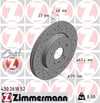 Opel Insignia A Arka Fren Diski Havalı Delikli 315mm 17-18 Jant ZIMMERMANN