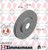 Opel Insignia A Ön Fren Diski Havalı Delikli 321mm 17 Jant ZIMMERMANN