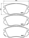 Opel Insignia A Chevrolet Malibu Saab 9.5 Ön Fren Balatası VALEO