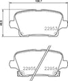 Opel Insignia B Arka Fren Balatası [17 İnç] VALEO