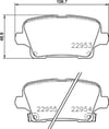 Opel Insignia B Arka Fren Balatası 16 17 İnç BREMBO