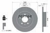 Opel Insignia B Arka Fren Diski TEXTAR