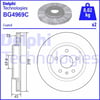 Opel Insignia Arka Fren Diski Delikli DELPHI