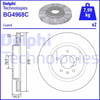 Opel Insignia Arka Fren Diski Delikli DELPHI