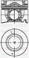 Isuzu NLR Euro5 4JJ1 Piston Segman STD YENMAK