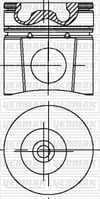Iveco F4AE0454A Piston Segman Q102.0mm STD YENMAK