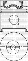 Iveco Yeşil Motor Piston Segman Q100.0mm STD YENMAK