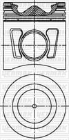 Iveco Cursor10 450PS Euro4/Euro5 Piston Segman Q125.0mm STD YENMAK