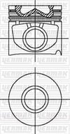 Iveco Claas Elios Neox Endüstriyel Engine Piston Segman Q99.01mm STD YENMAK