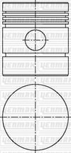 IHC Case IHC 444 TR Piston Segman Q88.9mm STD YENMAK
