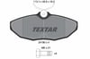 Jaguar S-Type II X200 Arka Fren Balatası TEXTAR