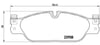 Jaguar S-Type II X200 XJ X350 X358 Ön Fren Balatası BREMBO