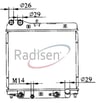 Honda Jazz Radyatör 1.2i-1.4i AT RADISEN