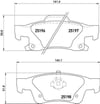 Jeep Grand Cherokee IV Arka Fren Balatası BREMBO