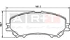 Renault Kadjar Koleos II Nissan Qashqai J11 X-Trail III Ön Balata ART-BALATA