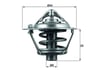 Chevrolet Kalos Aveo Spark Matiz Termostat MAHLE