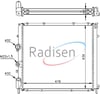 Renault Kangoo Radyatör RADISEN