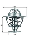 Mitsubishi L200 Termostat 76C MAHLE