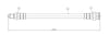 Lancia Y10 Arka Fren Hortumu CAVO