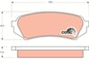 Lexus LX Toyota Land Cruiser Arka Disk Balata TRW