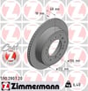 Toyota Land Cruiser Arka Fren Aynası Havalı 312mm ZIMMERMANN