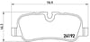 Land Rover Discovery L319 Range Rover L322 L320 Arka Fren Balatası BREMBO