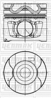 Land Rover Motor Piston Segman STD 81MM YENMAK