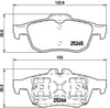 Renault Latitude Arka Fren Balatası BREMBO