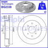 Honda Legend Rover 820 825 827 MGR Arka Fren Diski Deliksiz DELPHI