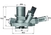 Fiat Linea Bravo II Grande Punto Termostat Komple 1.4 T-jet 80C MAHLE