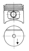 Mercedes M102 Motor Piston Segman 0.50 KOLBEN