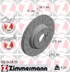 BMW M3 E90 E92 E93 Arka Sol Fren Diski ZIMMERMANN