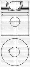 MAN Saviem 19.190 Piston Segman Q108.0mm STD YENMAK