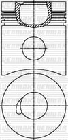 MAN D 2538 Piston Segman Q125.0mm STD YENMAK