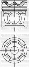 Man Güleryüz Cobra Otokar Vectio Tezel LF 1200 Piston Segman Q108.0MM STD YENMAK