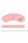 Renault Master II Ön Disk Fren Balatası TRW
