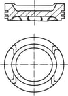 Renault Master III Movano B Motor Piston Segman 0.50 MAHLE