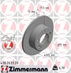 Renault Master III Arka Fren Diski Tek Teker 305mm ZIMMERMANN