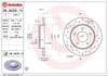 Mazda 3 Arka Fren Diski Dolu Tip Kaplamalı Delikli BREMBO
