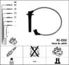 Mazda 323 Lantis Buji Kablosu 1.8L BP DOHC 99-01 NGK