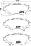 Mazda 3 Arka Fren Balatası Low-Met BREMBO