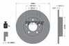 Mazda 6 Arka Fren Diski [Dolu Tip] TEXTAR