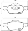 Renault Megane II Ön Fren Balatası BREMBO