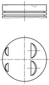 Renault Megane II Clio II Clio III Modus Scenic II 1.4 16V K4J Motor Piston... MAHLE