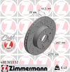 Mercedes W204 S204 C204 W212 S212 A207 R172 Ön Fren Diski ZIMMERMANN