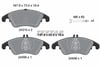 Mercedes W204 S204 C204 C218 W212 C207 Ön Fren Balatası TEXTAR