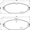 Mercedes W205 S205 C205 A205 C257 W213 S213 A238 C238 Ön Fren Balatası VALEO
