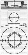 Mercedes V Motor OM 442 LA Piston Segman Q128.0MM STD YENMAK